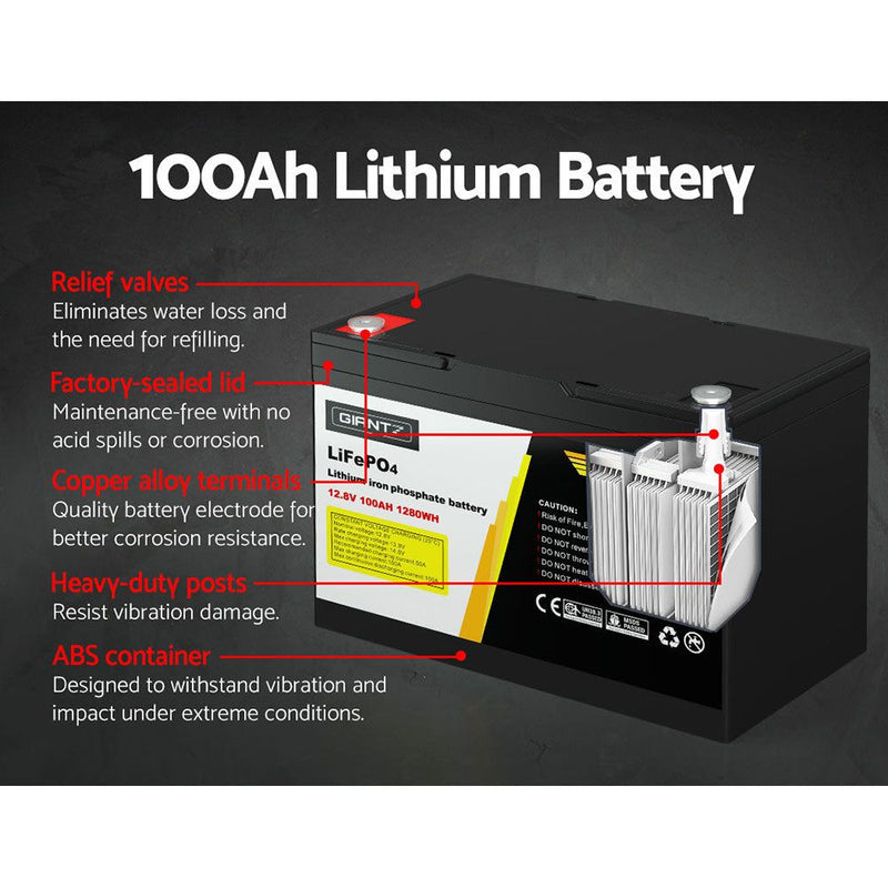 Lithium Iron Battery 100AH