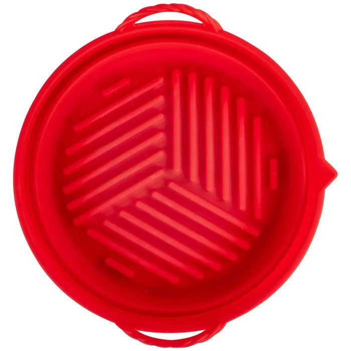 Collapsible Silicone Air-Fryer Liner Round