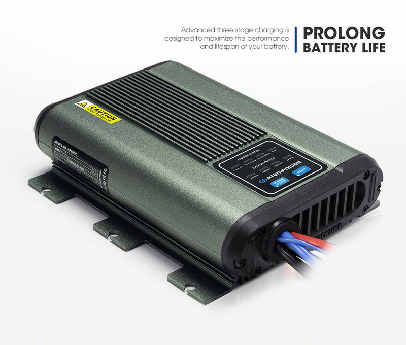 12V 40A DC to DC Battery Charger MPPT System Kit Isolator Dual Battery
