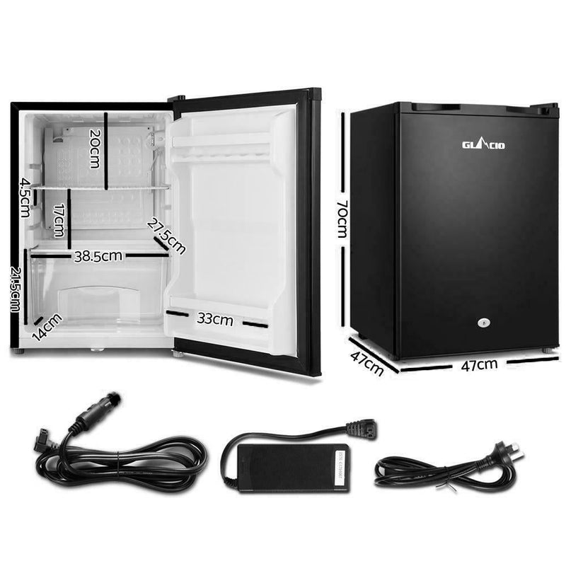 Upright Caravan Fridge 12V/24V/240V