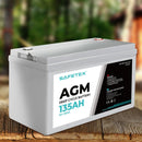 Safetex AGM Deep Cycle Battery 12V Lead Acid Solar Caravan Camping Sealed Power