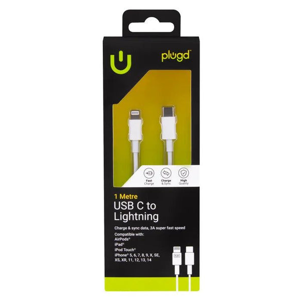 Charge & Sync 1m USB C to Lightning