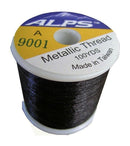 Alps 100yds of Metallic Black Rod Wrapping Thread-Size A (0.15mm) Thread