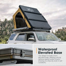 San Hima Kalbarri Gen 2 Roof Top Tent Hardshell With Ladder Khaki Camping