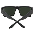 Spy Cyrus Matte Black/Happy Grey Green Men's Rectangular Sunglasses
