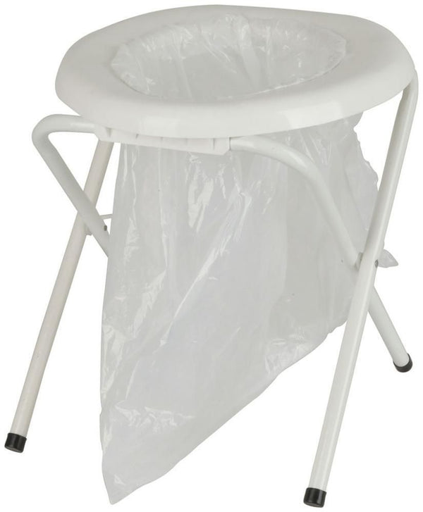 Folding Toilet With Plastic Bags