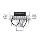 Narva 82043 7 Pin Flat 'Quickfit' Trailer Socket with Reed Switch for use with Normally Closed