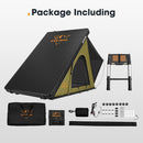 San Hima Kalbarri Lite Rooftop Tent Hardshell Waterproof Camping Olive 4x4 4WD