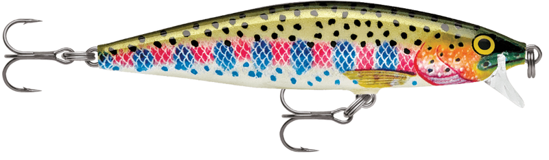 8cm Rapala Flat Rap Floating Shallow Diving Fishing Lure