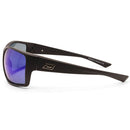 Dirty Dog Hood Satin Black/Grey-Blue Mirror Polarised Men's Sports Sunglasses