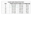 Crystal Ladies Super Stretch 2mm Neoprene Short Sleeve Springsuit (Purple)