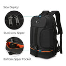 Camera Backpack Reflective StripeTripod Straps Orange