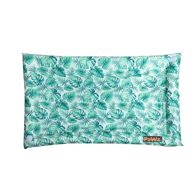 Pawz Pet Cool Gel Mat Cat Bed Dog Bolster Waterproof Self-cooling Pads Summer L