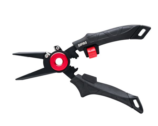 7 Inch Rapala RCD Magnum Lock Pliers with Neoprene Sheath and Lanyard
