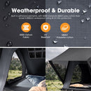 San Hima Kalbarri Lite Rooftop Tent Hardshell With Ladder & Rack Camping Grey