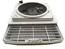 MaxxFan Deluxe -7000KI - with Rain Dome, Thermostat, Power Lift and Remote, 356x356mm
