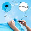 Portable Beach Tent Sun Shelter Windproof Camping Canopy Blue