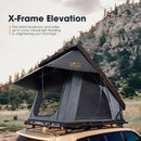 San Hima Kalbarri X Rooftop Tent Hardshell With Ladder 4x4 + 130W Solar Panel