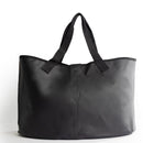 Ocean & Earth 47 Litre Waterproof Beach Tote Bag Black PVC Small