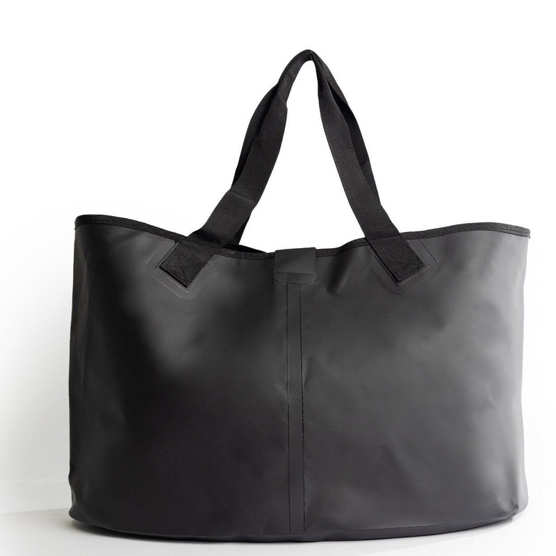 Ocean & Earth 47 Litre Waterproof Beach Tote Bag Black PVC Small