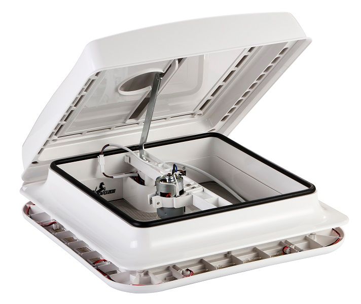 Ranger 12V Shower Hatch with LED Lights