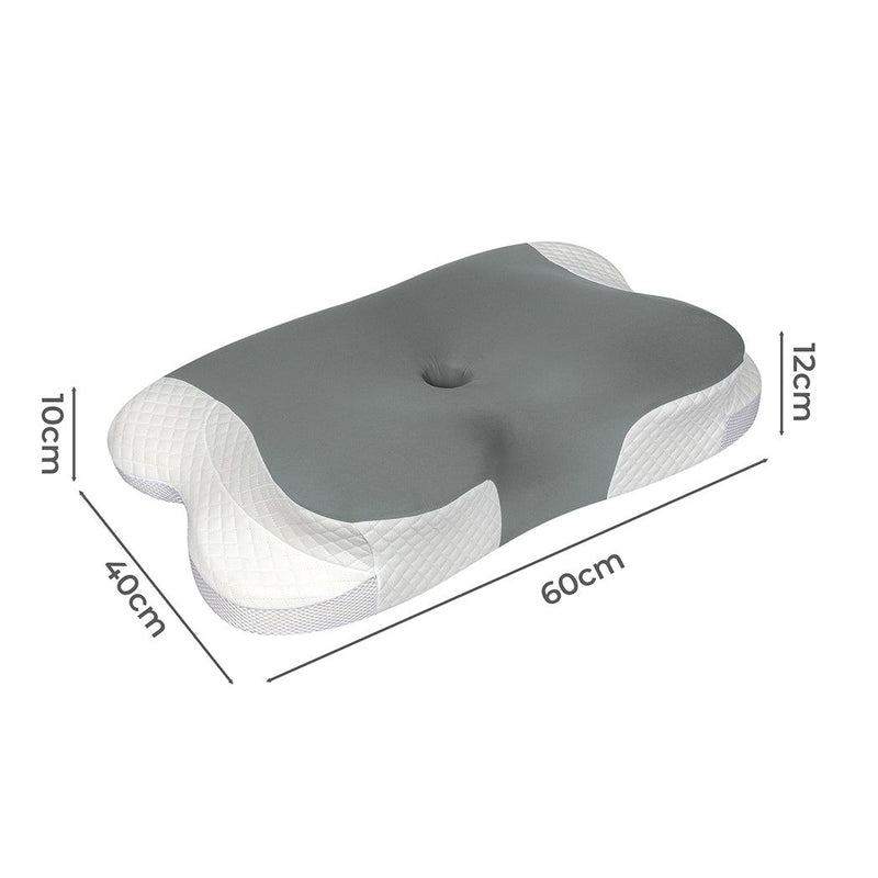 Dreamz Cervical Neck Pillow Ergonomic Memory Foam Pain Relief Shoulder Support