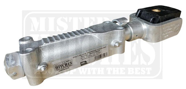 Mister Hitches Poly Block Over-Ride Off-Road 4X4 Coupling 2000kg - Bolt On (MHTCPBOR)
