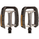 VP Components Black Plastic/Alloy Replacement Adult Bike Pedal Set 9/16-inch