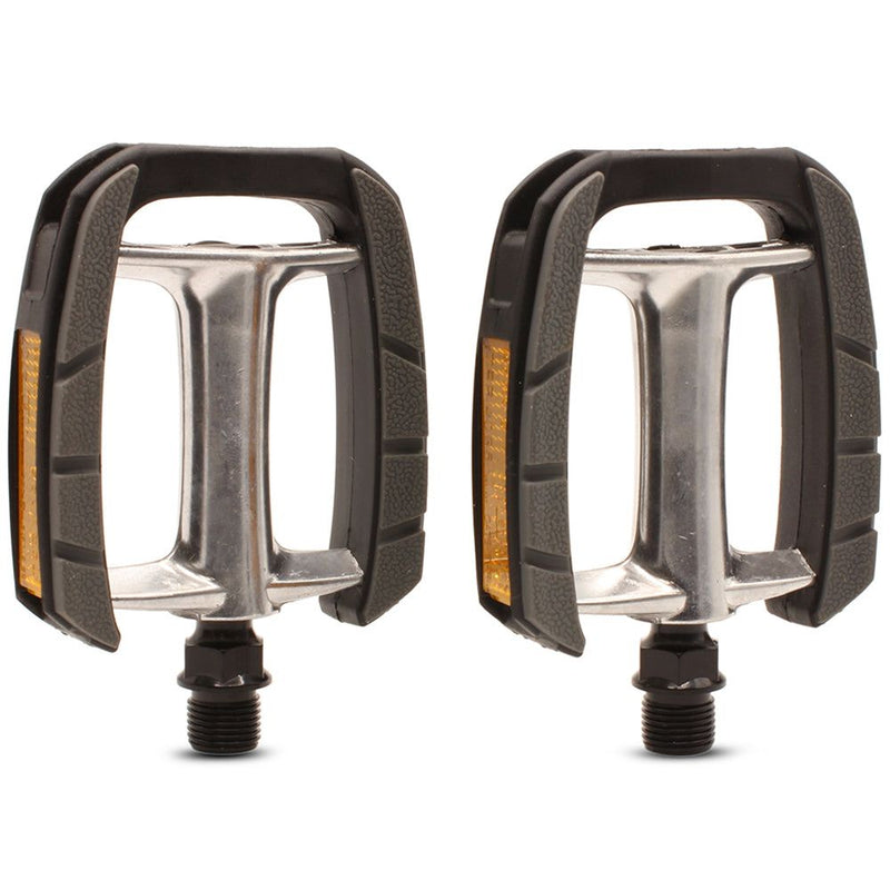 VP Components Black Plastic/Alloy Replacement Adult Bike Pedal Set 9/16-inch