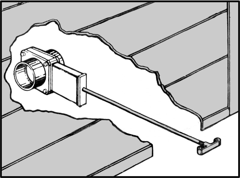 Waste Valve Extension Rod Kit, 10-12" T1046-10VP
