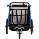 ProSeries 2-Seat Blue Multi-Use Bike Trailer and 3-Wheel Jogger Combo