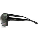 Dirty Dog Splint Polished Black/Green Polarised Sports Sunglasses