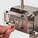 Mini Folding Charcoal Stove Fire Heater And Incense Burner Silver