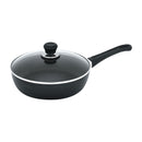 Scanpan Classic 28cm/3L Non-Stick Saute Pan with Lid - Black (Induction & Oven Safe)