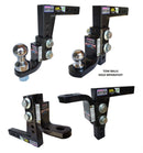 Mister Hitches Raptor 4.5T Super Duty Adjustable Ball Mount - Long Drop Shank