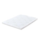 Dreamz 5cm Thickness Cool Gel Memory Foam Mattress Topper Bamboo Fabric Single