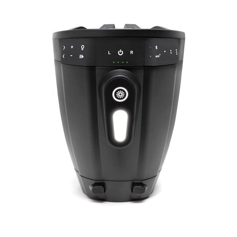 ExtremeTower Speakers TB8 - 1 Battery Powered Bluetooth Amplified Tower Speakers+ 1 Passive Speaker 2pcs set