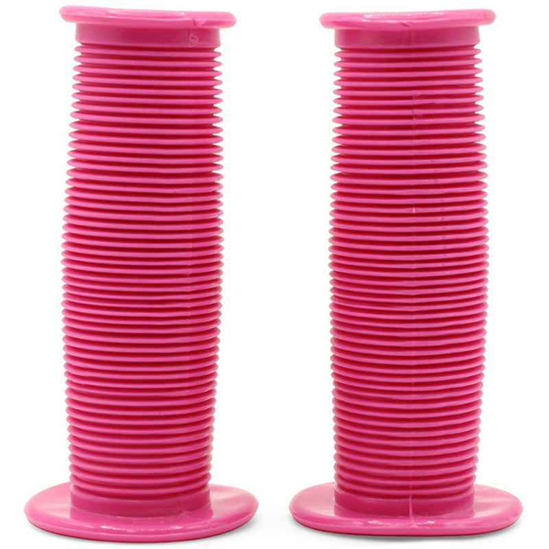 Bikelane 95mm Kids Bike Mushroom Handlebar Grip Pair (Pink)