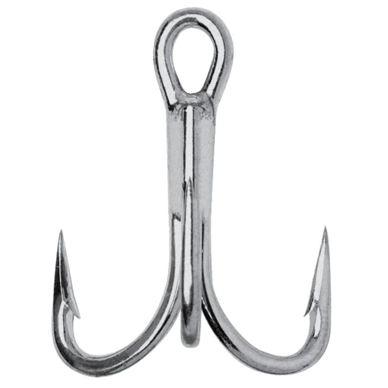 VMC 8527TI Fishfighter 6x Strong Tinned Treble Hooks - 5 Hook Pro Pack
