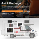 San Hima 12V 100Ah Lithium Iron Phosphate Battery + 12V Control Box W/ Fuse 4X4