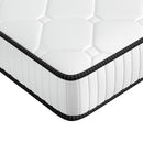 DreamZ King Single Spring Mattress Medium Firm 5-Zone Support Knit Fabric Cover