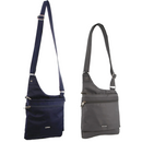 2pc Pierre Cardin RFID Anti-Theft Crossbody Bag Set - Navy & Grey (Slash Proof)