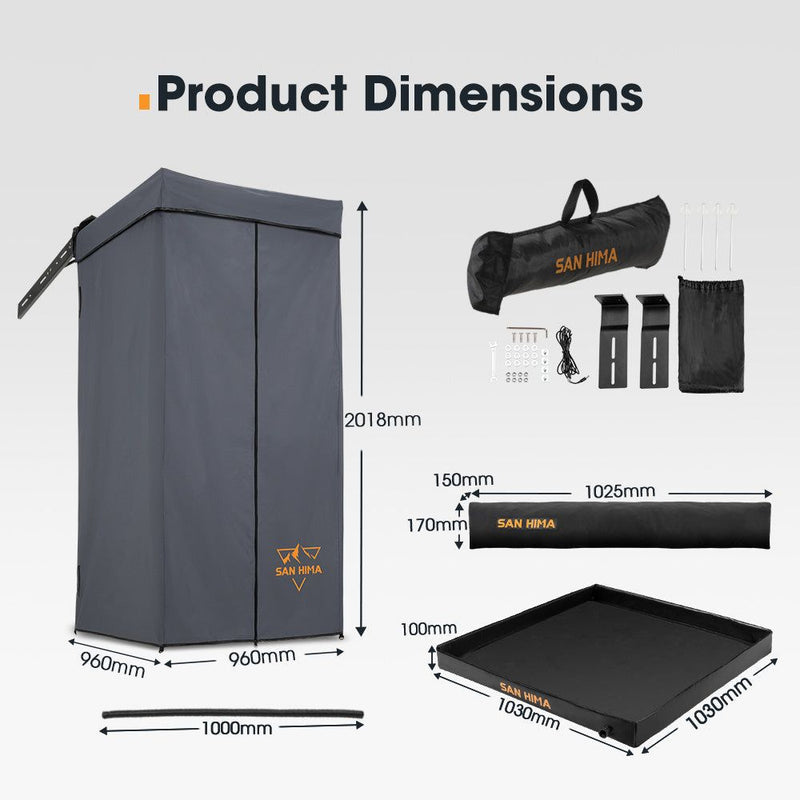 San Hima Shower Awning Instant Ensuite Tent Fold-Out Camping & Shower Tent Base