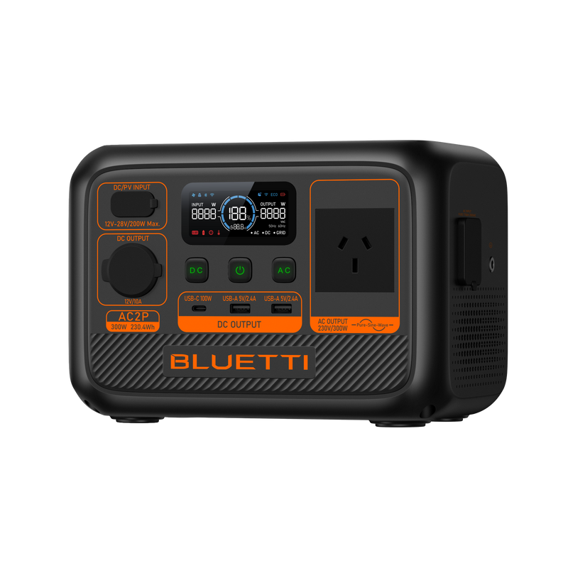 BLUETTI AC2P Portable Power Station | 300W 230.4Wh