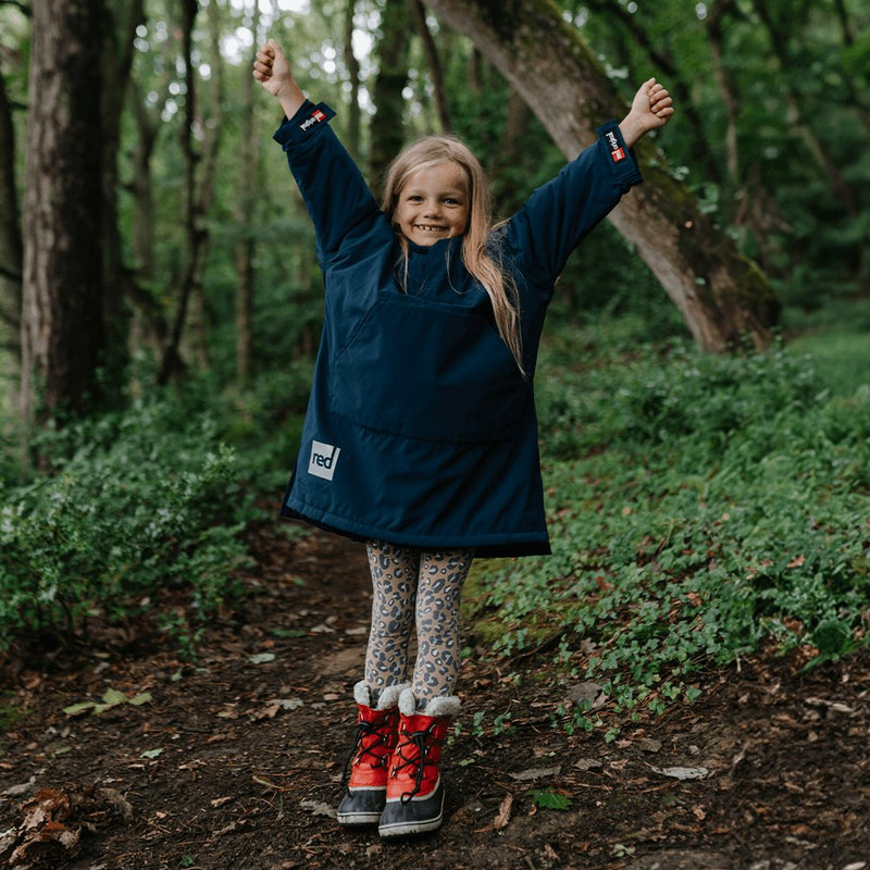 Kids Dry Poncho - Navy