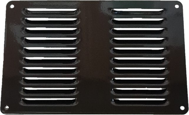 Ozvent Ventilation Grill Louvre Black 233mm X 148mm