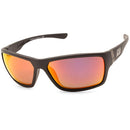 Dirty Dog Storm Satin Black/Red Mirror Polarised Unisex Sunglasses