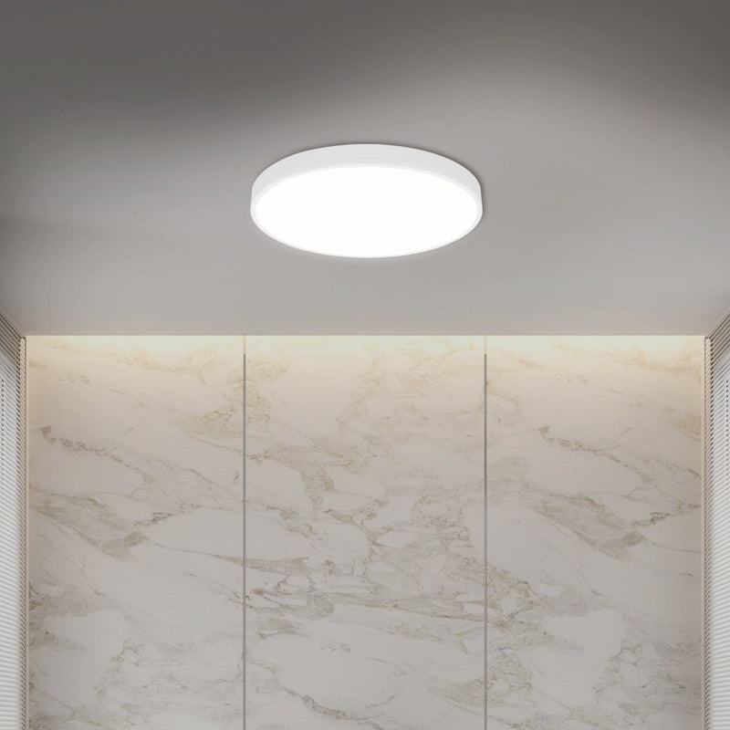 Emitto Ultra-Thin 5cm LED Ceiling Down Light Surface Mount Living Room White 30W