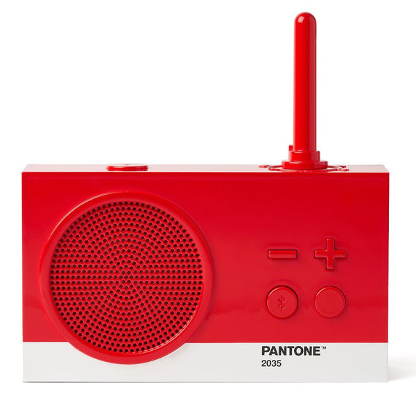 Lexon Thykho 3 Fm Radio & Bluetooth Speaker PANTONE -2035 Red