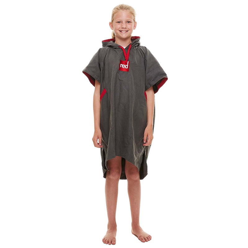 Kids Quick Dry Microfibre Changing Robe - Grey